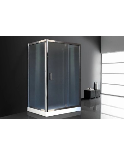 Душевой уголок без поддона 122х82 см Royal Bath RB8120HV-T-CH-P прозрачное