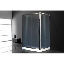 Душевой уголок без поддона 142х82 см Royal Bath RB8140HV-T-CH-P прозрачное