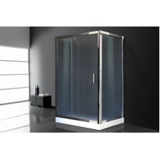 Душевой уголок без поддона 122х92 см Royal Bath RB9120HV-C-CH-P матовое