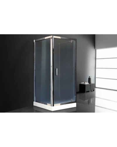 Душевой уголок без поддона 82х92 см Royal Bath RB9080HV-C-CH-P матовое