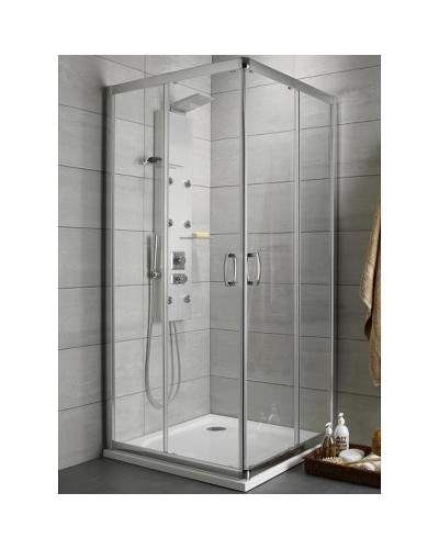 Душевой уголок Radaway Premium Plus C 1900 90x90 30453-01-01N профиль Хром стекло прозрачное