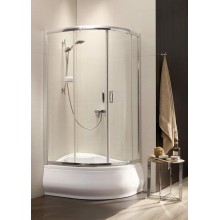 Душевой уголок Radaway Premium Plus E 1700 100x80 30481-01-01N профиль Хром стекло прозрачное