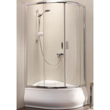 Душевой уголок Radaway Premium Plus E 1700 100x80 30481-01-01N профиль Хром стекло прозрачное