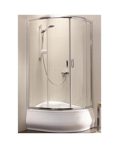 Душевой уголок Radaway Premium Plus E 1700 100x80 30481-01-01N профиль Хром стекло прозрачное