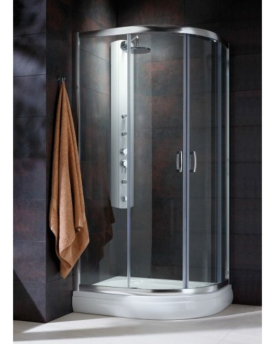 Душевой уголок Radaway Premium Plus E 1900 100x80 30491-01-01N профиль Хром стекло прозрачное