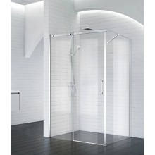 Душевой уголок 140x80 см BelBagno ACQUA-AH-1-140/80-C-Cr прозрачное