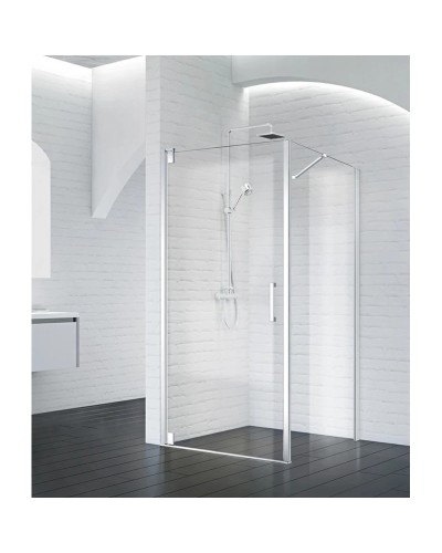 Душевой уголок 60x80 см BelBagno MARMI-AH-1-60/80-C-Cr прозрачное