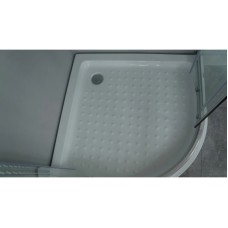 Душевой уголок с поддоном 100x100 см Timo TL-1101 R прозрачное с рисунком