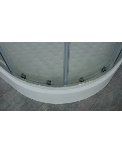 Душевой уголок с поддоном 100x100 см Timo TL-1101 R прозрачное с рисунком