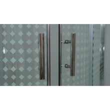 Душевой уголок с поддоном 80x80 см Timo TL-8001 R прозрачное с рисунком