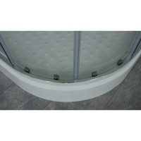 Душевой уголок с поддоном 80x80 см Timo TL-8001 R прозрачное с рисунком