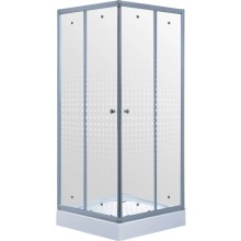 Душевой уголок с поддоном 80x80 см Timo TL-8002 R прозрачное с рисунком
