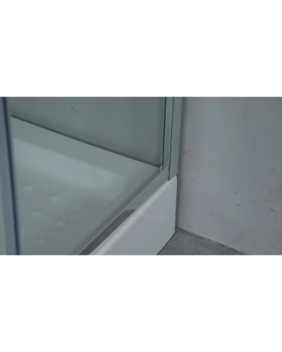 Душевой уголок с поддоном 90x90 см Timo TL-9001 R прозрачное с рисунком