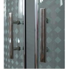 Душевой уголок с поддоном 90x90 см Timo TL-9002 R прозрачное с рисунком