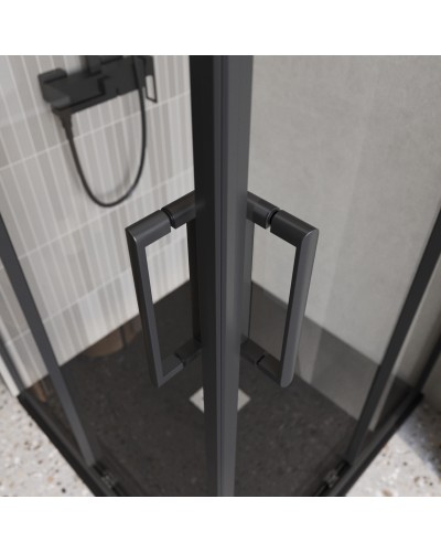 Душевой уголок BelBagno LUCE-A-2-90-C-NERO