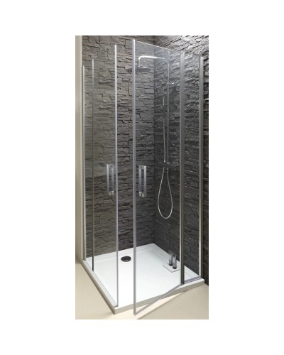 Душевой уголок 117,8х97,8 см Jacob Delafon Contra E22T101-GA + E22T121-GA прозрачное