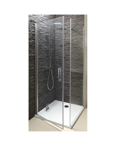 Душевой уголок 77,8х88 см Jacob Delafon Contra E22T81-GA + E22FT90-GA прозрачное