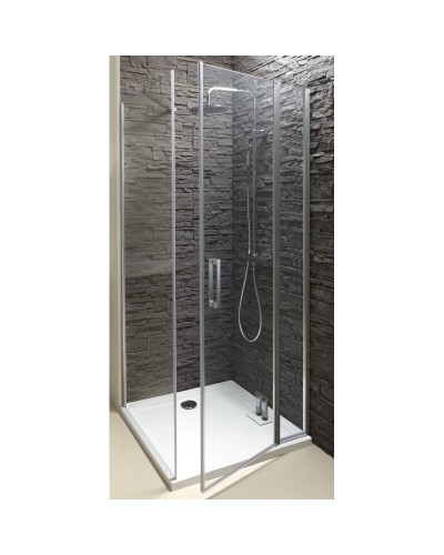 Душевой уголок 97,8х98 см Jacob Delafon Contra E22T101-GA + E22FT100-GA прозрачное