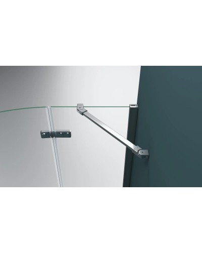 Душевой уголок 80х80 см BelBagno Kraft KRAFT-R-2-80-C-Cr прозрачное