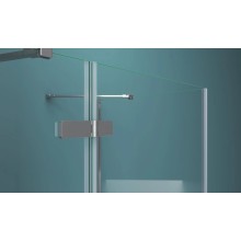 Душевой уголок 80х100 см BelBagno Kraft KRAFT-AH-12-80/100-C-Cr-L прозрачное