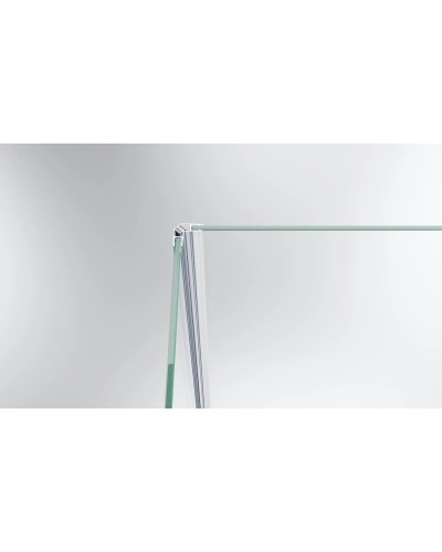 Душевой уголок 90х100 см BelBagno Kraft KRAFT-AH-12-90/100-C-Cr-L прозрачное