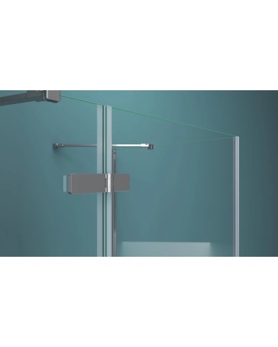 Душевой уголок 90х100 см BelBagno Kraft KRAFT-AH-12-90/100-C-Cr-L прозрачное