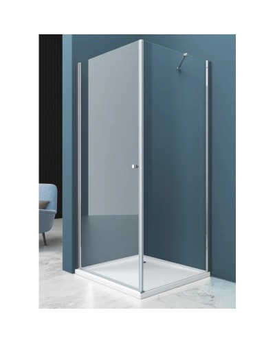 Душевой уголок 70х100 см BelBagno Etna ETNA-AH-1-70/100-C-Cr прозрачное