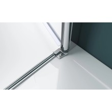 Душевой уголок 80х100 см BelBagno Etna ETNA-AH-1-80/100-C-Cr прозрачное