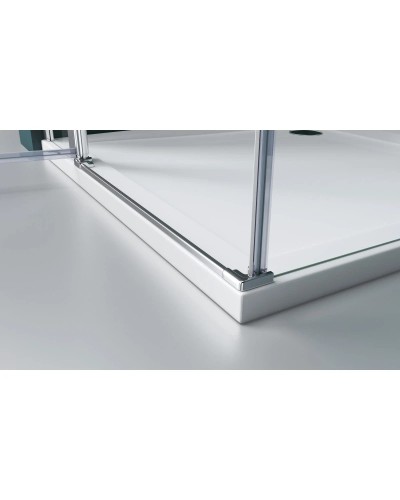 Душевой уголок 80х100 см BelBagno Etna ETNA-AH-12-80/100-C-Cr прозрачное