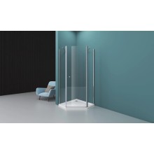 Душевой уголок 80х80 см BelBagno Etna ETNA-P-1-80-C-Cr прозрачное