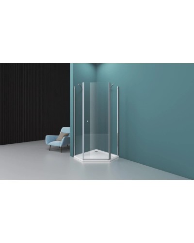 Душевой уголок 80х80 см BelBagno Etna ETNA-P-1-80-C-Cr прозрачное