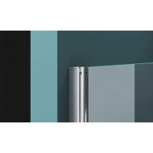 Душевой уголок 70х100 см BelBagno Albano ALBANO-ASH-1-70/100-C-Cr прозрачное