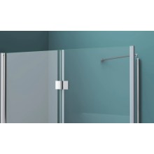 Душевой уголок 80х100 см BelBagno Albano ALBANO-ASH-1-80/100-C-Cr прозрачное