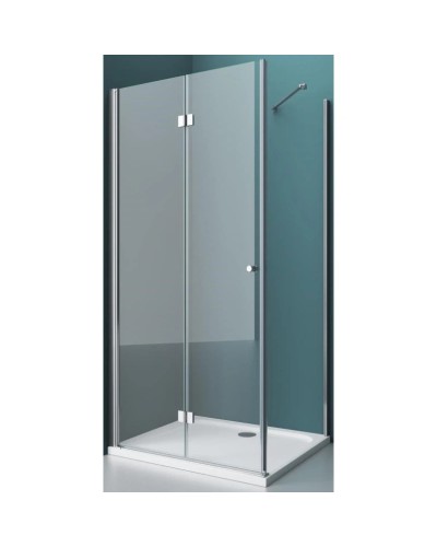 Душевой уголок 90х100 см BelBagno Albano ALBANO-ASH-1-90/100-C-Cr прозрачное