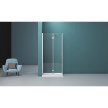Душевой уголок 90х100 см BelBagno Albano ALBANO-ASH-1-90/100-C-Cr прозрачное