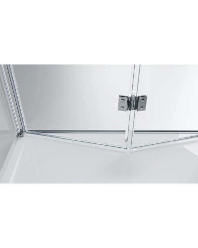 Душевой уголок 90х100 см BelBagno Albano ALBANO-ASH-1-90/100-C-Cr прозрачное