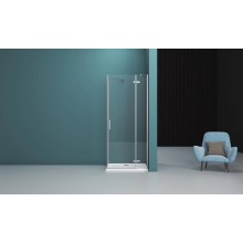 Душевой уголок 100х100 см BelBagno Kraft KRAFT-A-12-100-C-Cr-R прозрачное