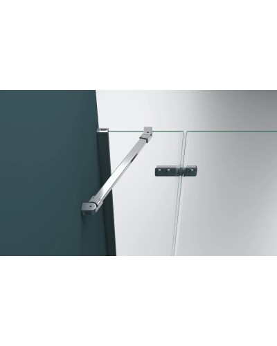 Душевой уголок 120х100 см BelBagno Kraft KRAFT-AH-12-120/100-C-Cr-R прозрачное