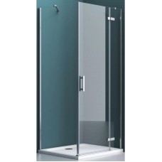 Душевой уголок 90х100 см BelBagno Kraft KRAFT-AH-12-90/100-C-Cr-R прозрачное