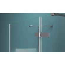 Душевой уголок 90х100 см BelBagno Kraft KRAFT-AH-12-90/100-C-Cr-R прозрачное