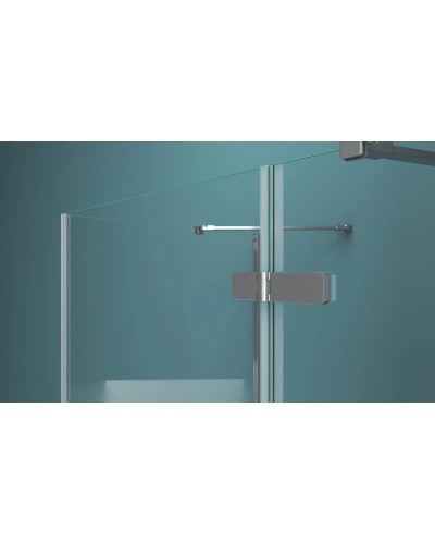 Душевой уголок 80х100 см BelBagno Kraft KRAFT-AH-12-80/100-C-Cr-R прозрачное