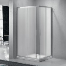 Душевой уголок 100х80 см BelBagno Sela SELA-AH-2-100/80-P-Cr текстурное стекло