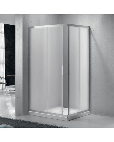 Душевой уголок 100х90 см BelBagno Sela SELA-AH-2-100/90-P-Cr текстурное стекло