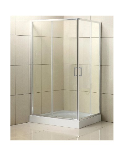 Душевой уголок 120х80 см BelBagno Uno UNO-AH-2-120/80-C-Cr прозрачное