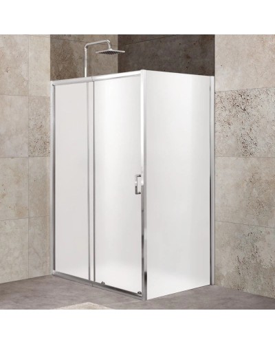 Душевой уголок 120-135x90 см BelBagno UNIQUE-AH-1-120/135-90-M-Cr матовое