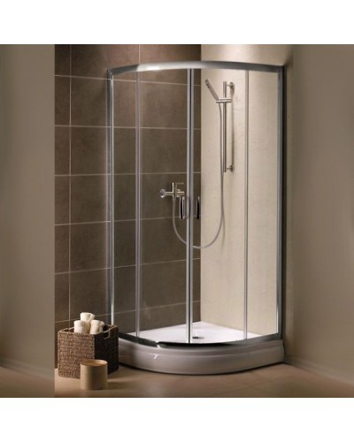 Душевой уголок Radaway Premium Plus A 1900 85x85 профиль Хром стекло прозрачное