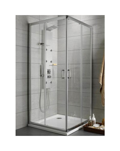Душевой уголок Radaway Premium Plus D 1900 120x80 30435-01-01N профиль Хром стекло прозрачное