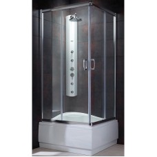 Душевой уголок Radaway Premium Plus C 1700 80x80 30461-01-01N профиль Хром стекло прозрачное