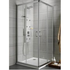 Душевой уголок Radaway Premium Plus D 1900 80x100 30434-01-01N профиль Хром стекло прозрачное