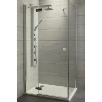 Душевой уголок Radaway Almatea KDJ 120x90 L 32144-01-01NL профиль Хром стекло прозрачное